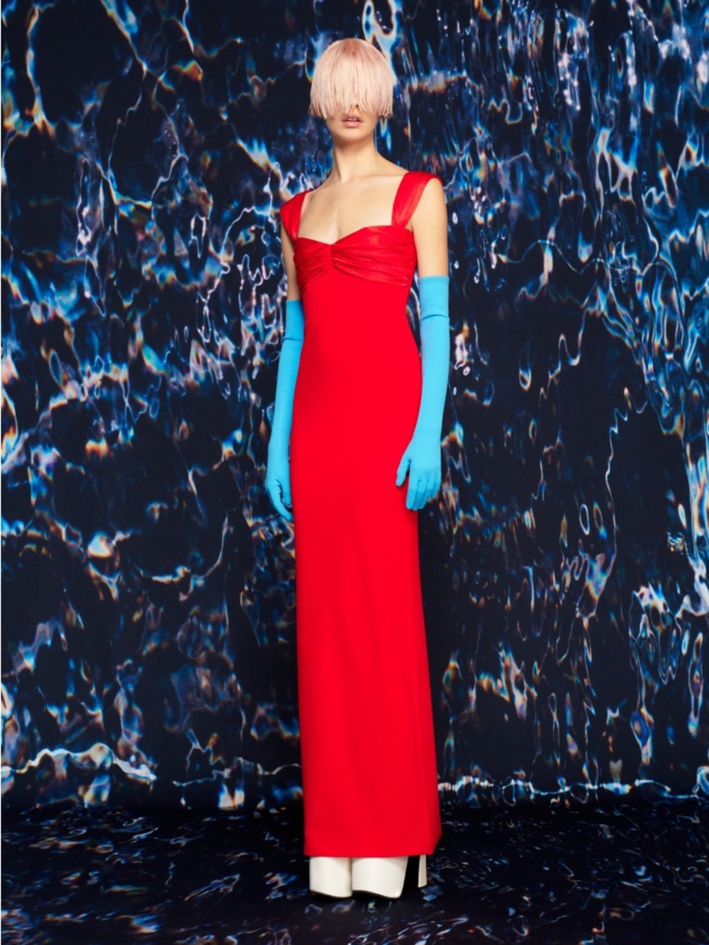 Solace London The Calluna Maxi Dress in Red Size 12 US Red - Picture 11 of 16